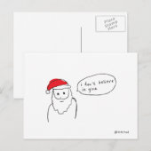 Sankt-Postkarte Feiertagspostkarte (Vorne/Hinten)