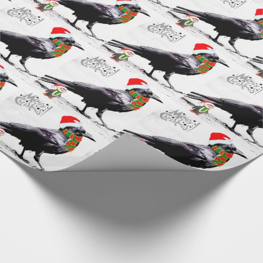 Sankt-Raben-Weihnachtsgeschenksammlung Geschenkpapier (Ecke)