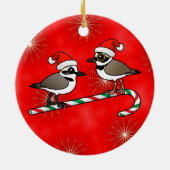 Sankt-Regenpfeifer Keramik Ornament (Hinten)