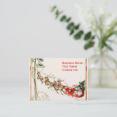 Sankt-Ren im Schnee Visitenkarte (Stehend Vorderseite)