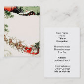 Sankt-Ren im Schnee Visitenkarte (Vorne/Hinten)