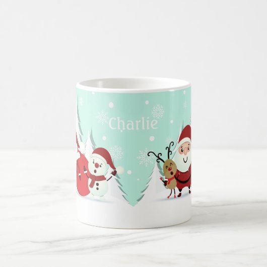 Sankt-, Ren- u. Snowman-Name-Tassen Kaffeetasse (Mittel)