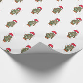 Sankt-Roboter-Packpapier Geschenkpapier (Ecke)
