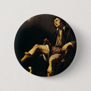 Sankt Rochus und der Engel von Guy François Button