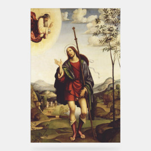 Sankt Rochus von Francesco Francia Acrylschild