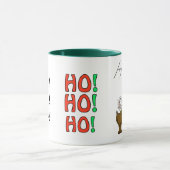 Sankt, Rudolph Ho! WeihnachtsTasse - fertigen Sie Tasse (Zentrum)
