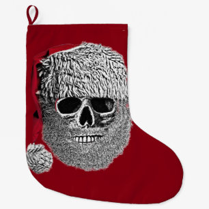 Sankt-Schädel Großer Weihnachtsstrumpf
