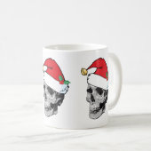 Sankt-Schädel-WeihnachtsTasse Kaffeetasse (VorderseiteRechts)