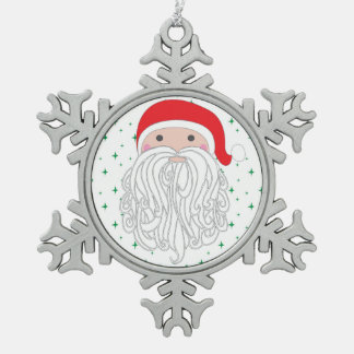 Sankt-Schein-Schneeflocke-Verzierung Schneeflocken Zinn-Ornament