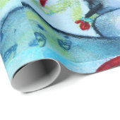 Sankt-Schneemann Geschenkpapier (Rolleneckpunkt)