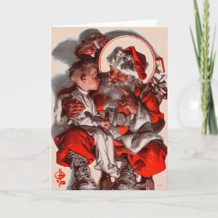 Sankt Schoss Feiertagskarte