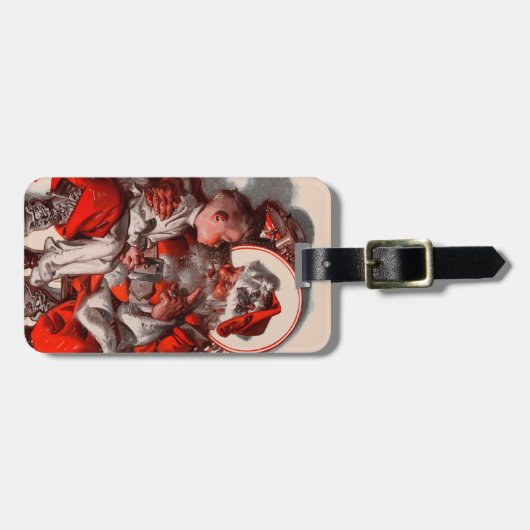 Sankt Schoss Gepäckanhänger (Vorderseite horizontal)