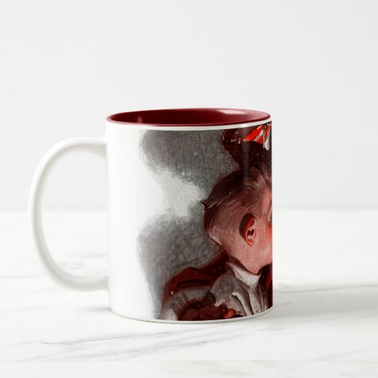 Sankt Schoss Zweifarbige Tasse (Links)