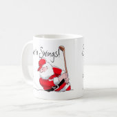 Sankt schwingt Tasse (Vorderseite Links)
