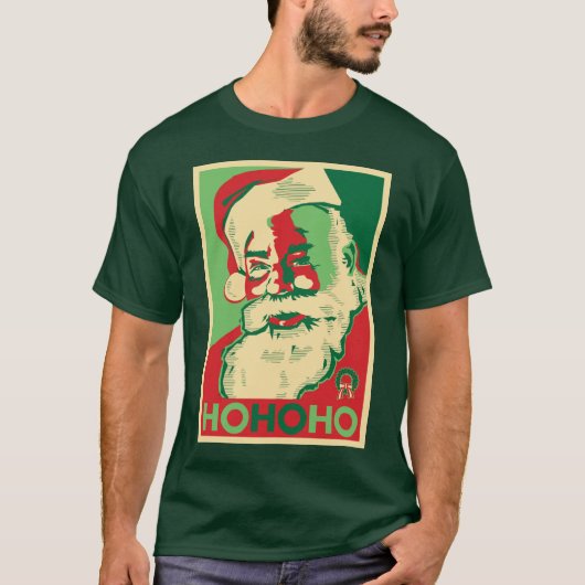 Sankt-Shirt - HoHoHo T-Shirt (Vorderseite)