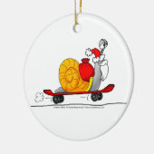Sankt Skateboard Keramikornament (Links)