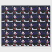 Sankt spielt Gitarre Geschenkpapier (Flach)