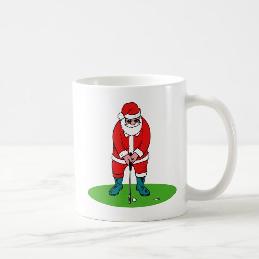 Sankt spielt Golf Kaffeetasse (Rechts)