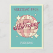 Sankt St Tropez Frankreich Retro Postcard Postkarte (Vorderseite)