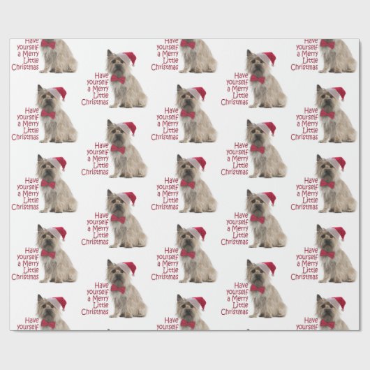 Sankt-Steinhaufen-Terrier-Packpapier Geschenkpapier (Flach)