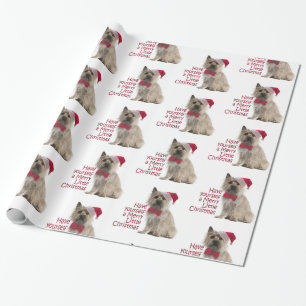 Sankt-Steinhaufen-Terrier-Packpapier Geschenkpapier