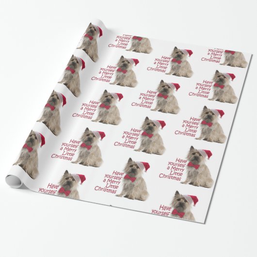 Sankt-Steinhaufen-Terrier-Packpapier Geschenkpapier (Ungerollt)