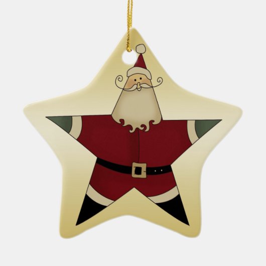 Sankt-Stern Keramik Ornament (Vorne)