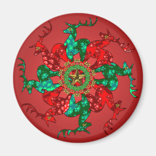 Sankt Stern-Magnet-Rot Magnet