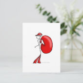 Sankt-Stock-Zahl Feiertagspostkarte (Stehend Vorderseite)