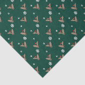 Sankt-Stockenten-Enten-Weihnachten Seidenpapier (Ausschnitt)