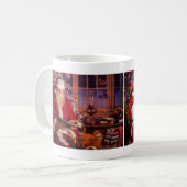 Sankt-Tasse mit magischem Buch Kaffeetasse (Vorderseite Links)