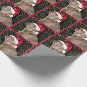 Sankt-Tatzen - Weimaraner Art - Packpapier (Ecke)