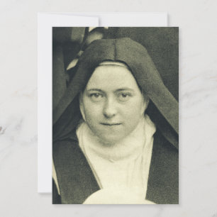 Sankt Therese vom Kind Jesus und vom Heiligen Antl Feiertagskarte