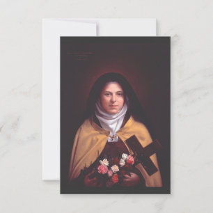 Sankt Therese von Lisieux Dankeskarte
