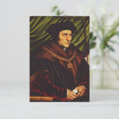 Sankt Thomas Morus Dankeskarte (Stehend Vorderseite)