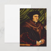 Sankt Thomas Morus Dankeskarte (Vorne/Hinten)