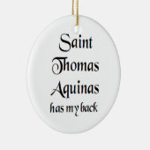 Sankt Thomas von Aquin Keramik Ornament (Rechts)
