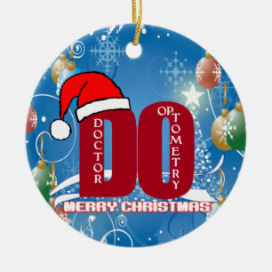 SANKT TUN WEIHNACHTSverzierungs-DOKTOR OPTOMETRY Keramik Ornament