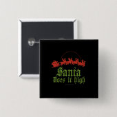 Sankt tut es hohes T-Shirt Button (Vorne & Hinten)