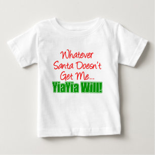 Sankt tut nicht YiaYia wird es tun Baby T-shirt
