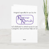 Sankt u. Chihuahua Feiertagskarte (Rückseite)