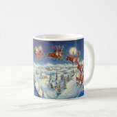 SANKT u. PFERDESCHLITTEN durch SHARON SHARPE Kaffeetasse (VorderseiteRechts)