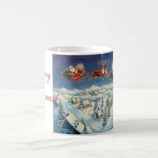 SANKT u. PFERDESCHLITTEN durch SHARON SHARPE Kaffeetasse (Mittel)