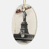 Sankt über amerikanischer Weihnachtsverzierung New Keramikornament (Links)