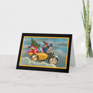 Sankt und der Beiwagen Feiertagskarte