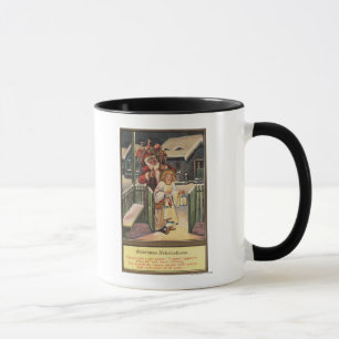 Sankt und Engel mit Laterne Tasse