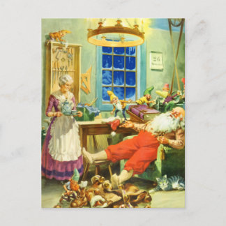 Sankt und Frau Klaus der Tag nach Weihnachten