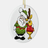 Sankt und Ren, die hässliche Keramik Ornament (Rechts)