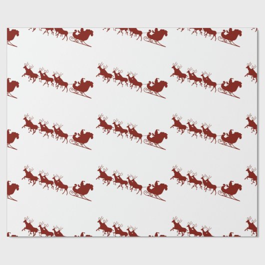 Sankt- und Ren-Packpapier Geschenkpapier (Flach)