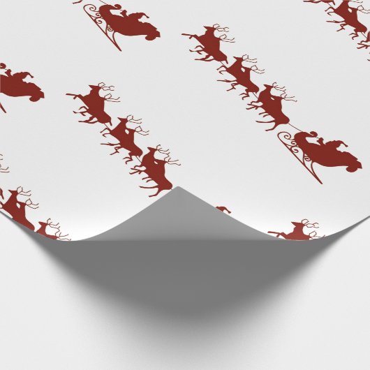 Sankt- und Ren-Packpapier Geschenkpapier (Ecke)